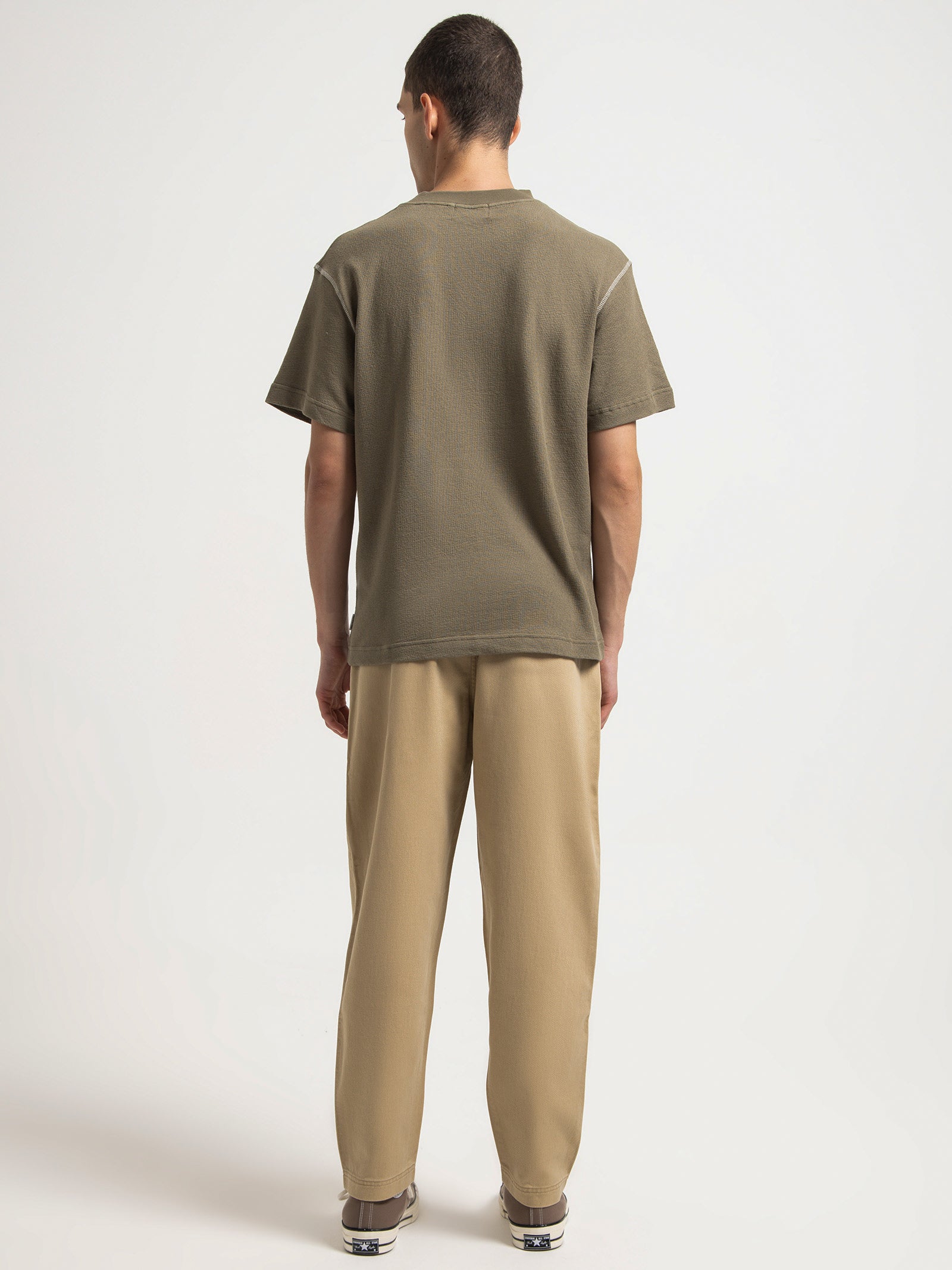 Cold mercerize finished Linen pants - スラックス