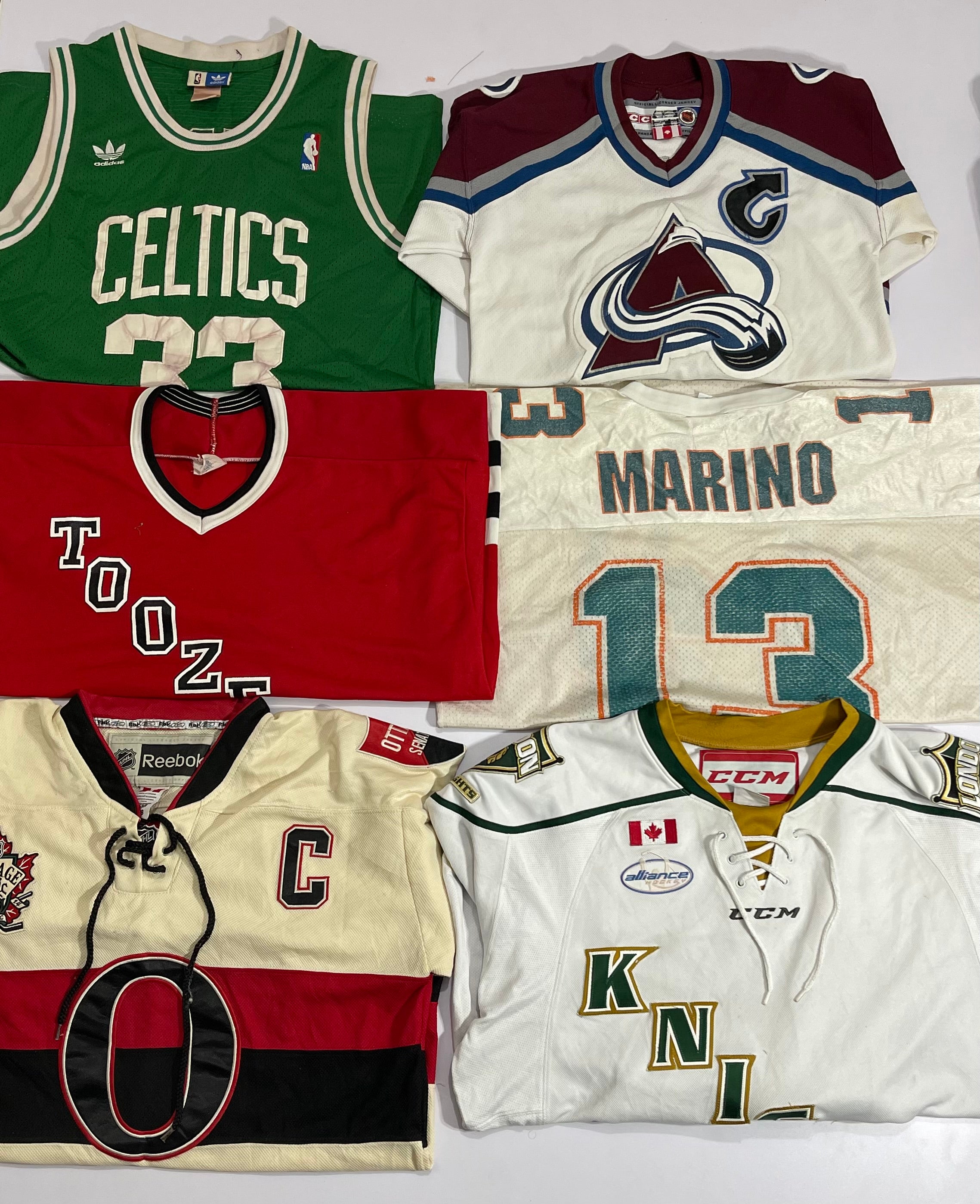 NFL NHL NBA MLB jerseys 30 pcs