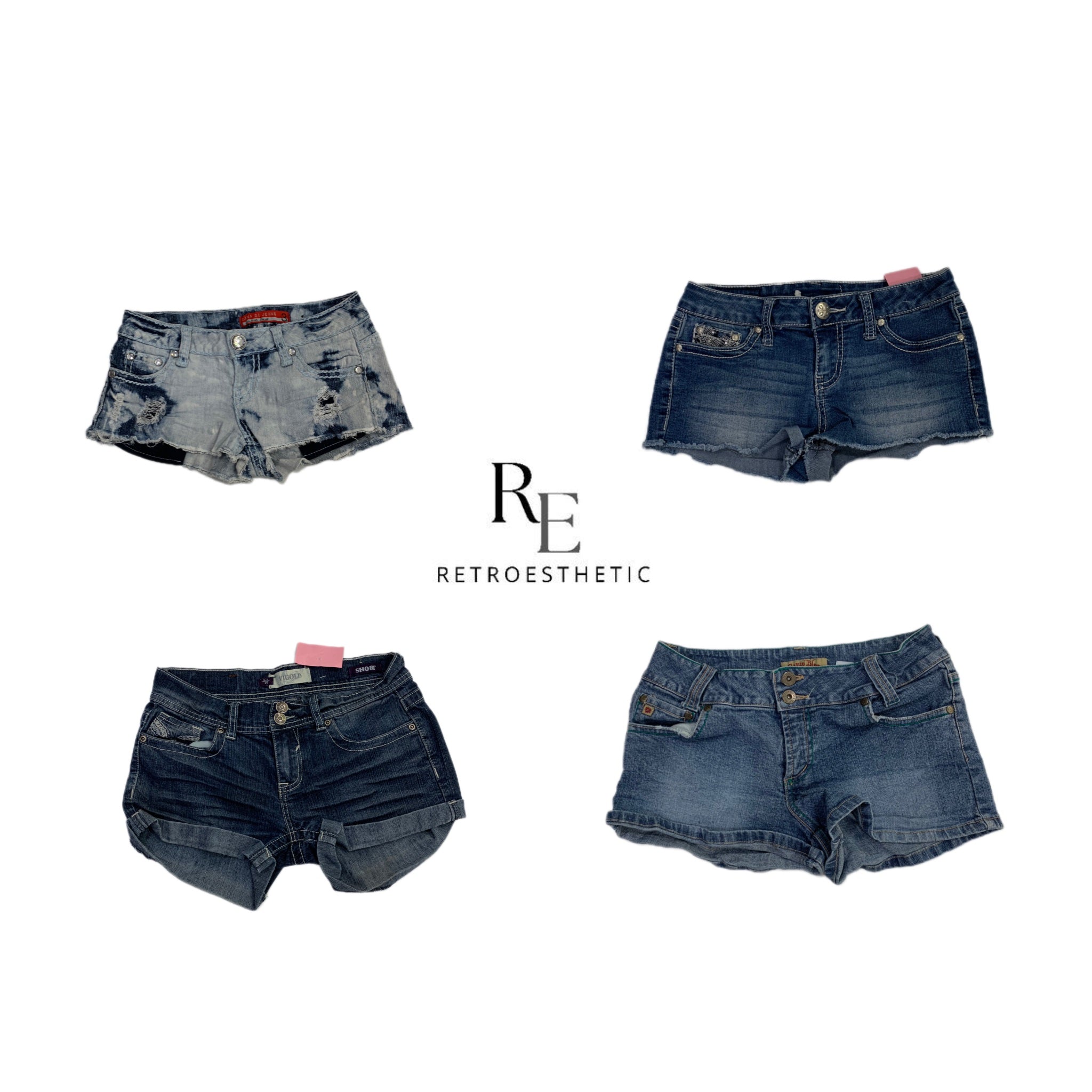 10% OFF at Checkout* Denim Mini-Shorts Y2K Vintage Wholesale Bundle – Y2K  WAREHOUSE