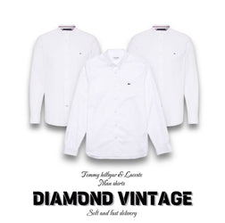 Branded White Plain Mans shirt