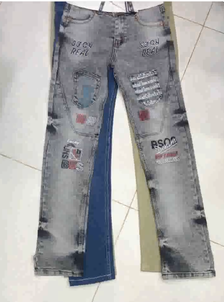 90's Kids Denim Jeans / 12 pcs