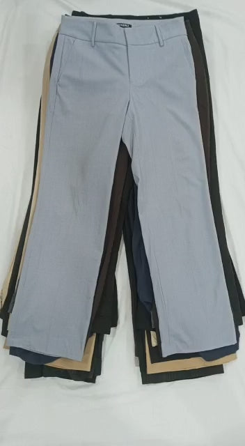 Flared cotton trousers - 25 pieces