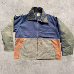 Upcycled Carhartt Multicolor Jacket - Detroit Coll..