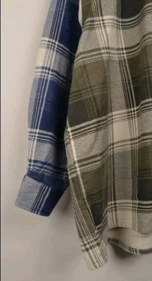 Cr287 Mens reworked double color Shirts - 45 pieces