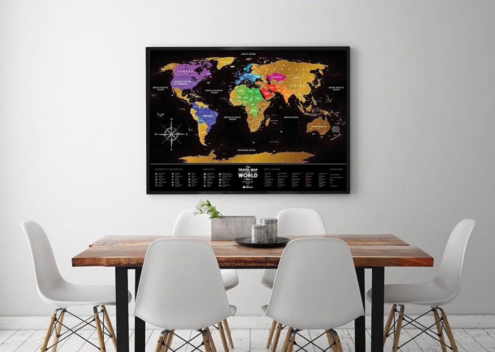 Raaputettava maailman kartta (Huluppee)