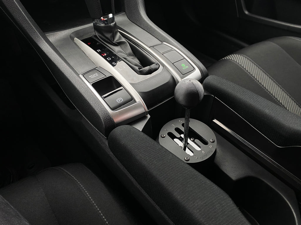  X AUTOHAUX Car Armrest Cup Holder Frame Gear Shift