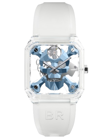 Bell And Ross BR01 Cyber Skull Sapphire Ice Blue