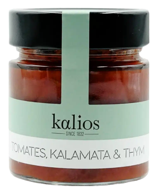 SAUCE TOMATE OLIVES KALAMATA ET THYM - 220G - KALIOS - Cave du Moros