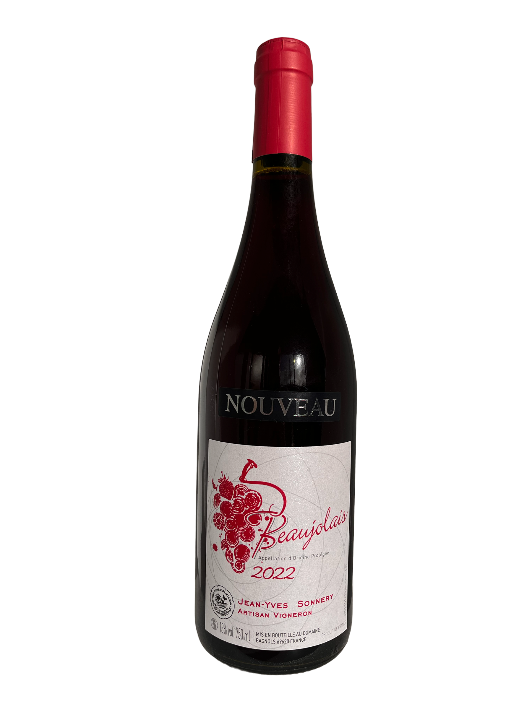 Beaujolais - Domaine Sonnery - Beaujolais Nouveau - Cave du Moros