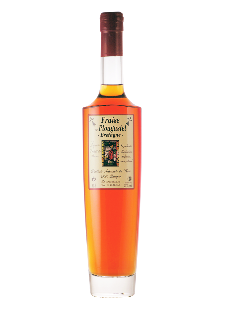 Liqueur de Fraises de Plougastel - Distillerie du Plessis - Cave du Moros