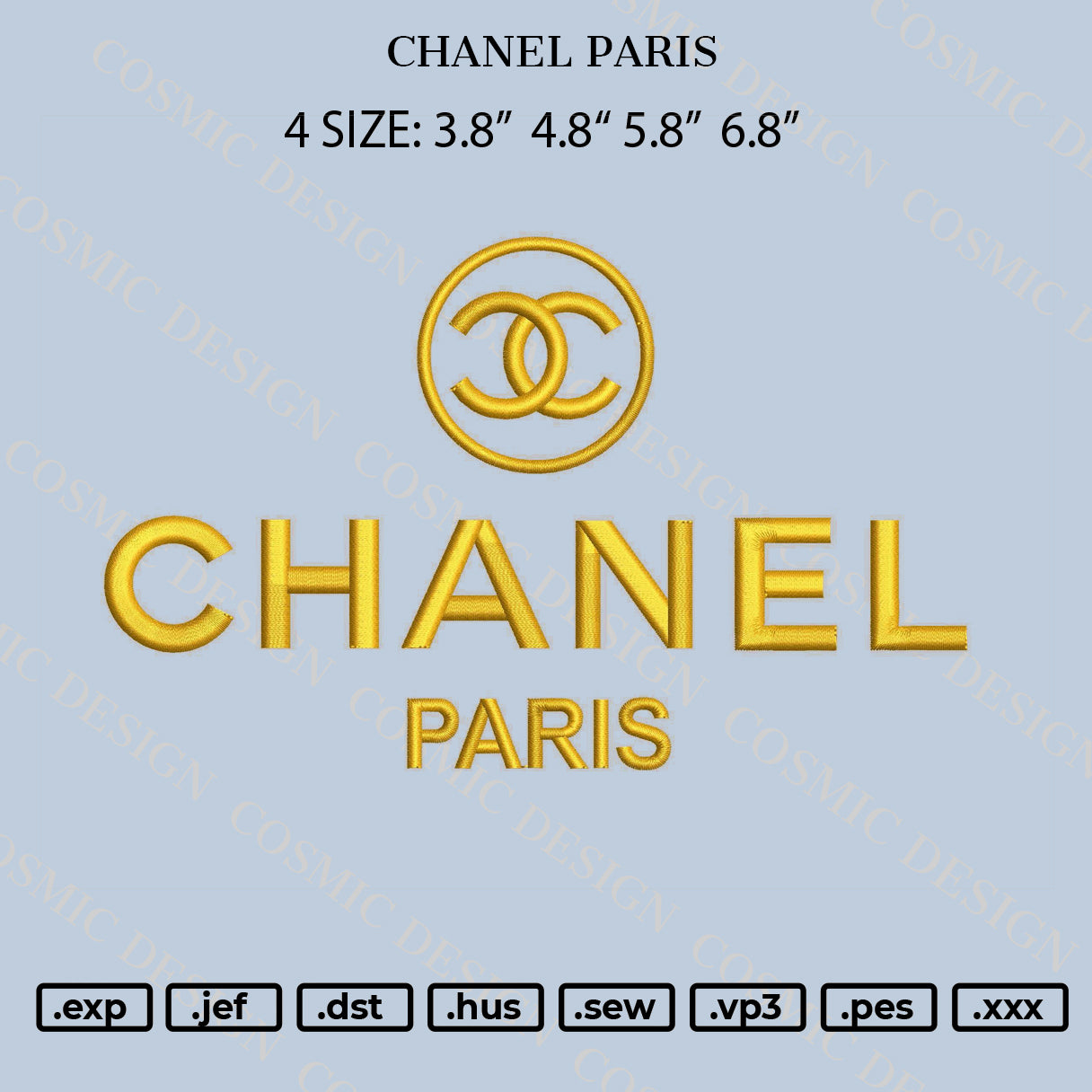 Chanel Paris – Cosmic Design Embroidery