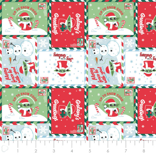 Winter Holiday IV - Stitch Festive Holidays Peach — Fabric Shack