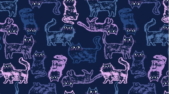 Meow Mix Meow Mix Stella-1373-Insignia Cotton Woven Fabric – The Fabric ...