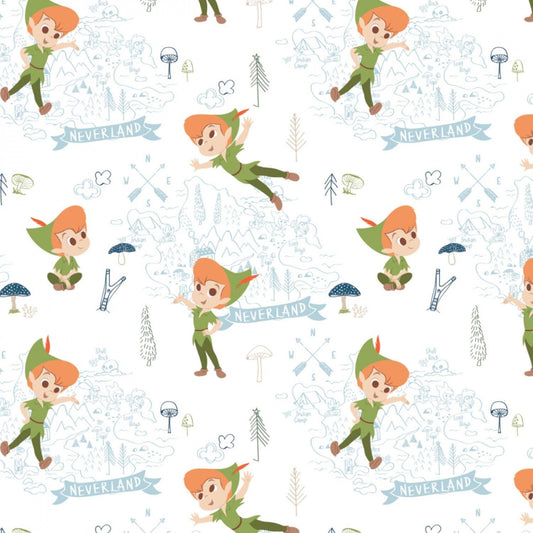 Peter pan quilting fabric - Riley Blake Neverland fabric - Riley Blake  Neverland fabric - Quilting Cotton Peter Pan