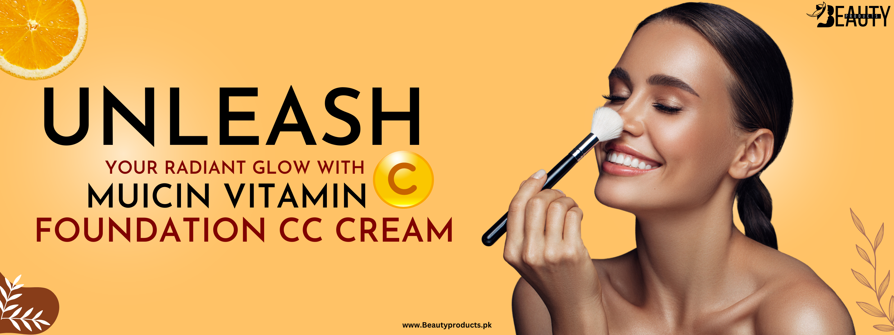 Unleash Your Radiant Glow with MUICIN's Vitamin C Foundation CC Cream