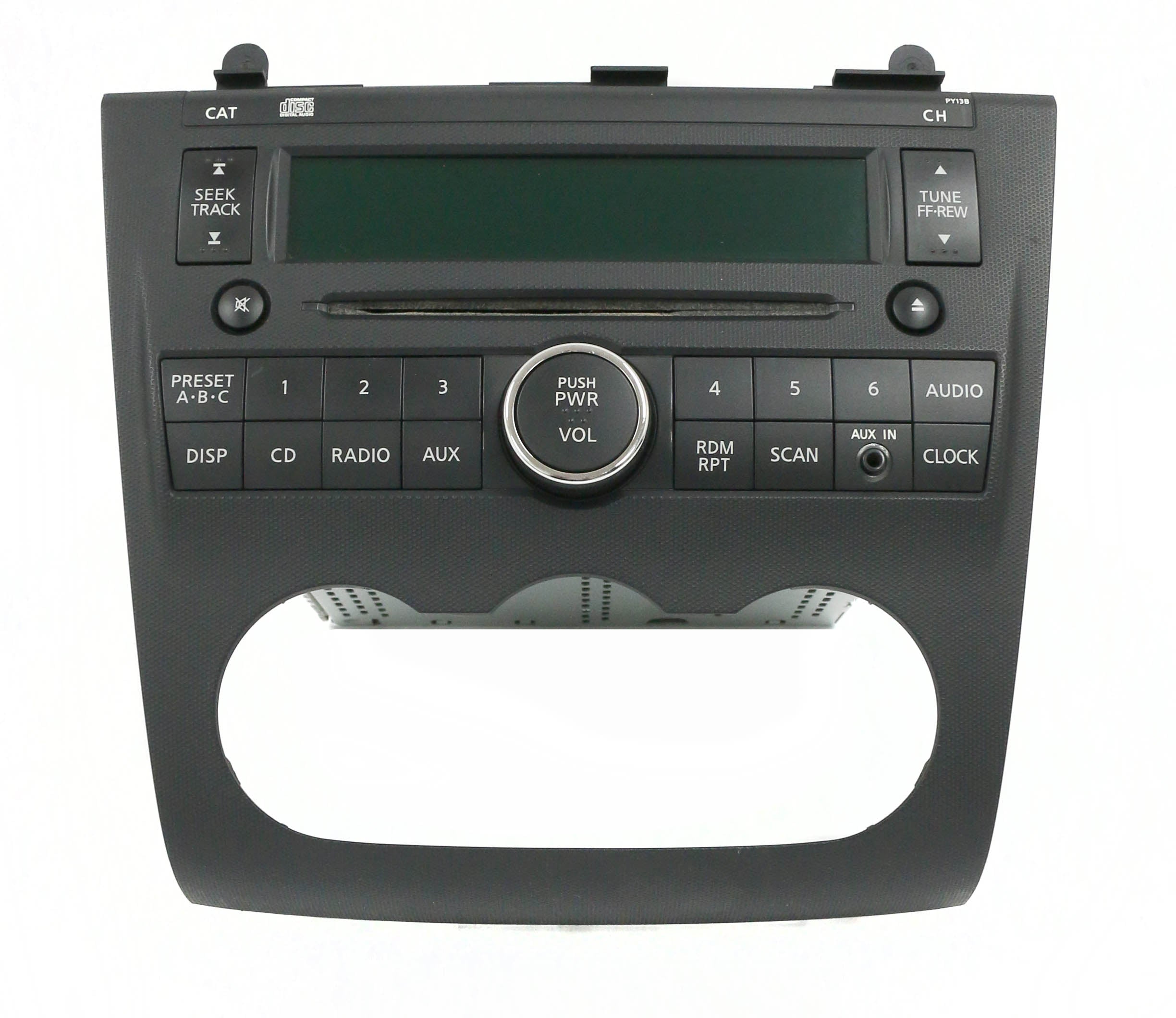 2007-2009 Nissan Altima AMFM Radio Single Disc CD Player w Aux 28185ZN40A PY13B