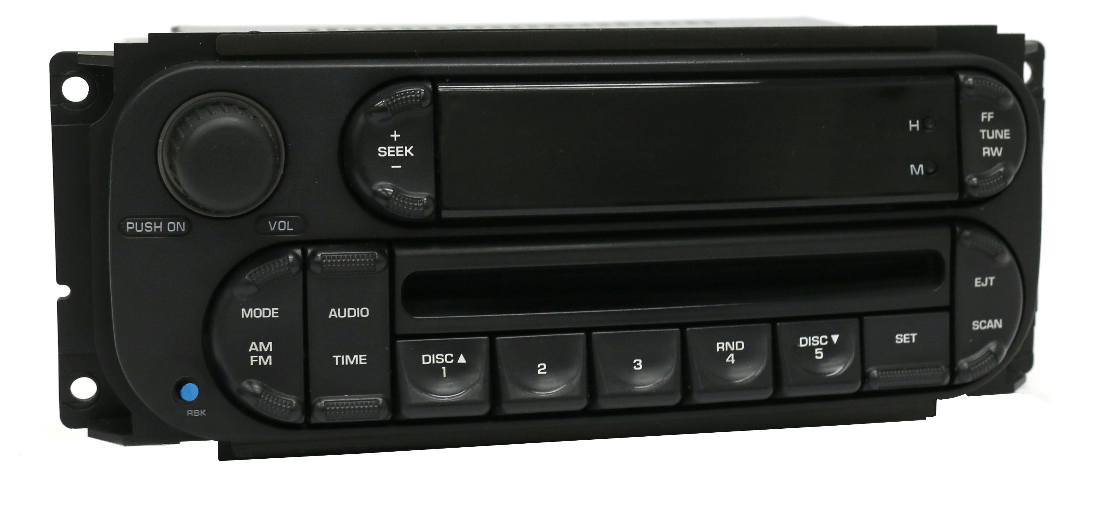 Chrysler Jeep Dodge RBK Digital 22-10 Radio 02-07 AM FM CD Player w Bl –  1factoryradio