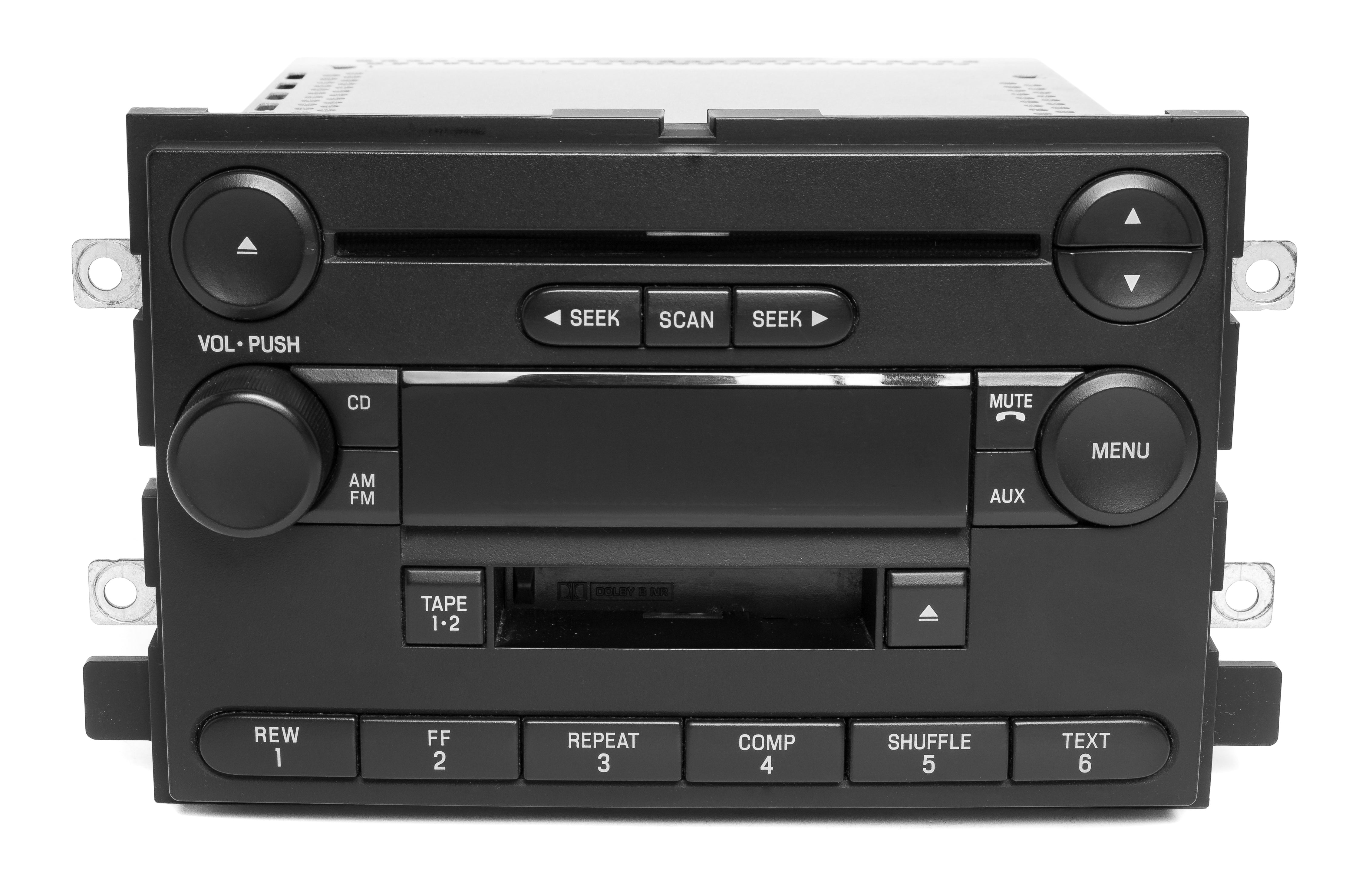 04 Ford F 150 Am Fm Cassette Cd Player Radio W Bluetooth Upgrade 4l3t
