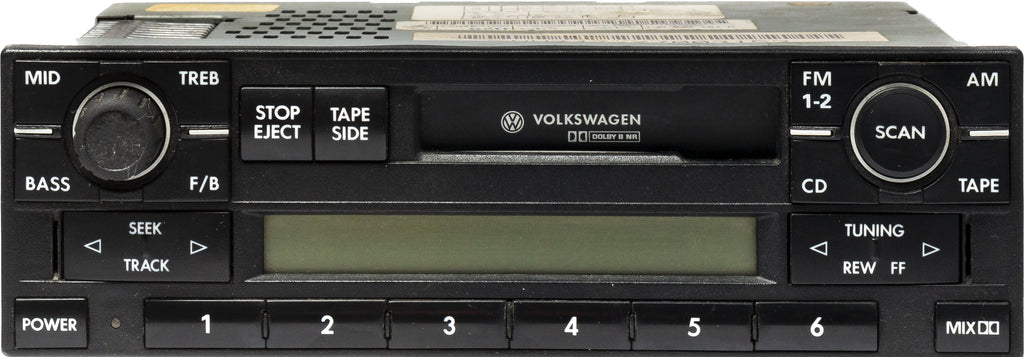 1998-2003 Volkswagen Passat AM FM Radio Receiver Cassette Player Part –  1factoryradio