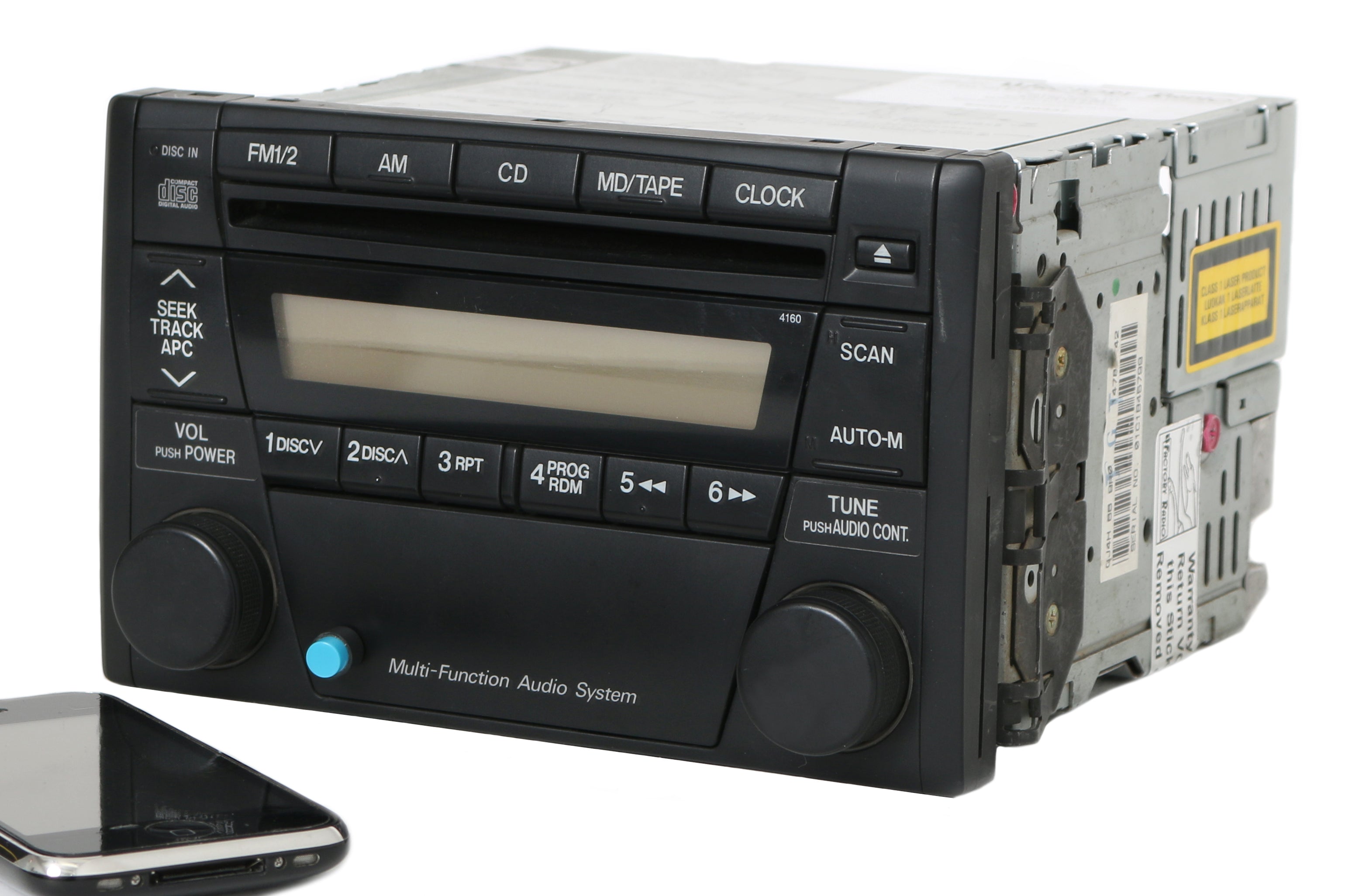 2001-2002 Mazda 626 Radio AM FM CD w Bluetooth Music GJ4H669R0 Face Nu –  1factoryradio