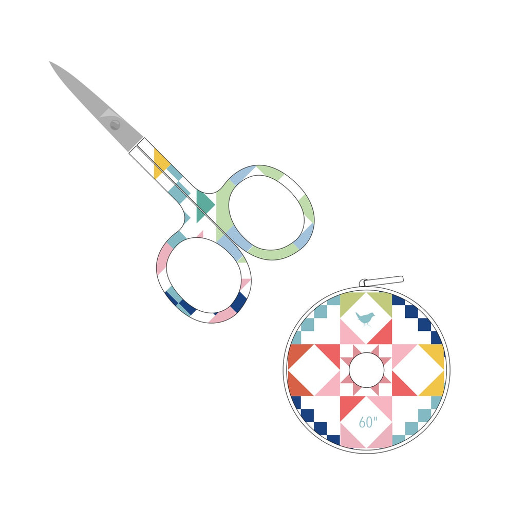 Kimberbell Measuring Tape and Thread Scissor Set - LIMITED QTY