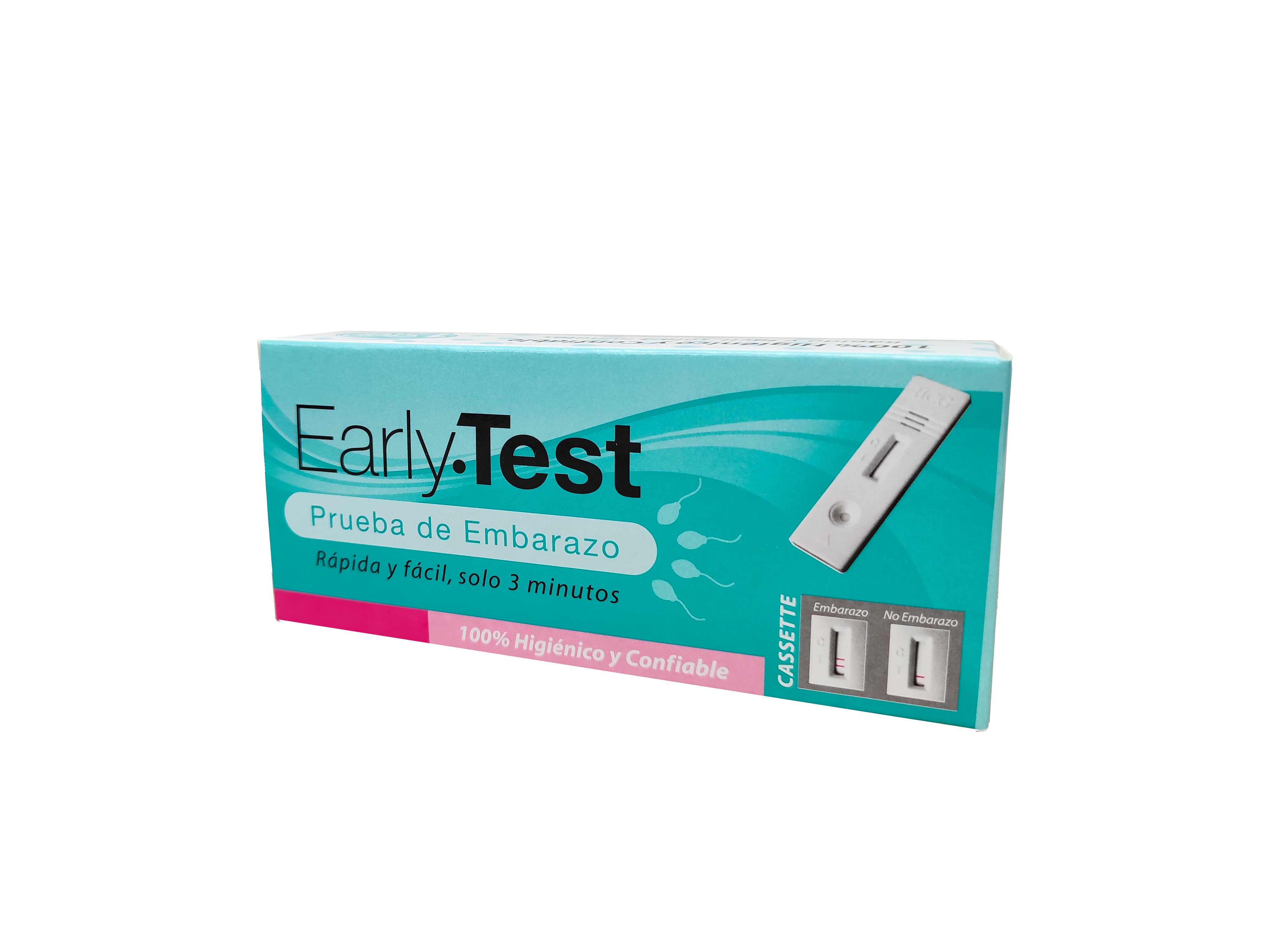 Early Test Prueba De Embarazo Cassete Caja X1 Unidad Interbel 9977