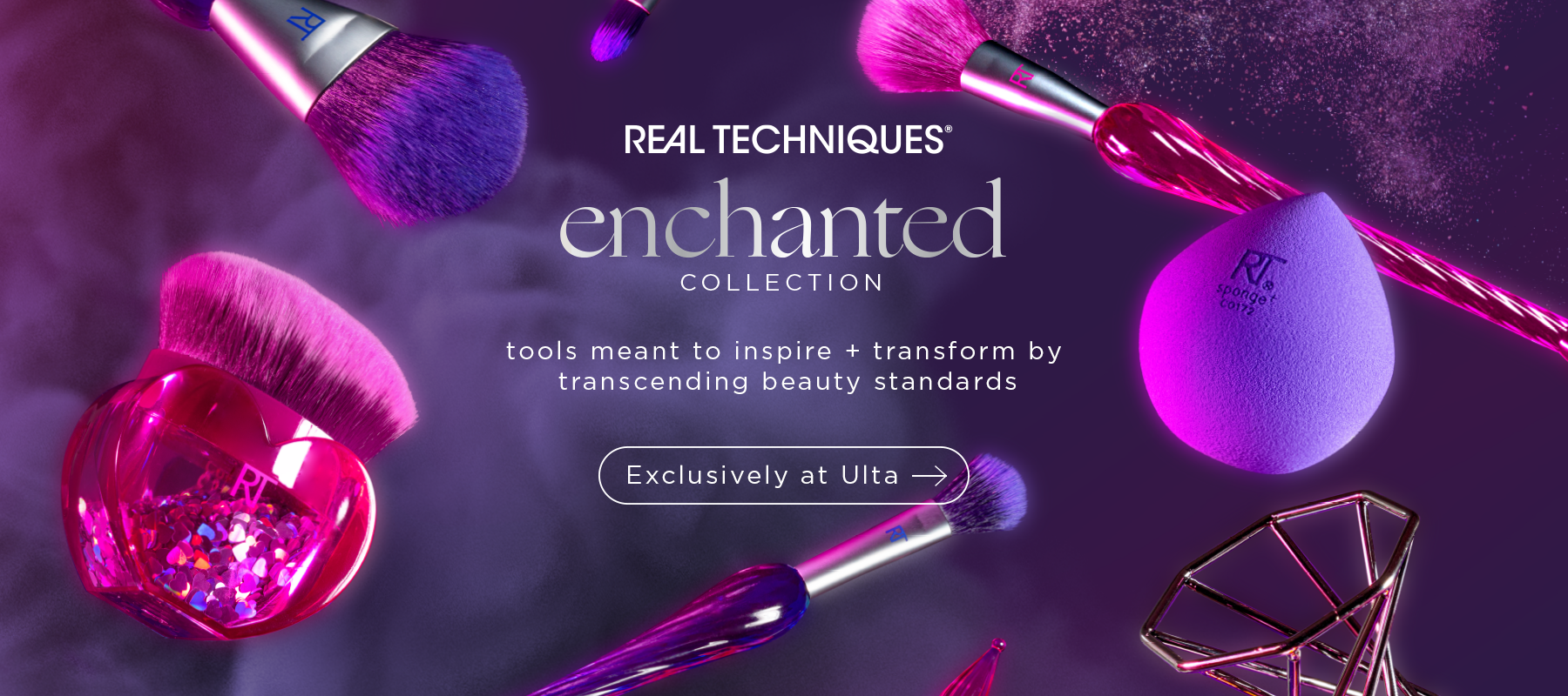 REAL TECHNIQUES - Set de brochas de ojos ENCHANTED