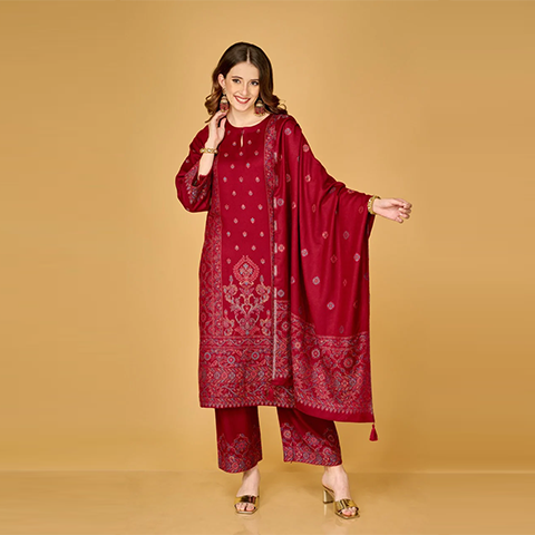SKU Suits Ice Looks Winter Wear Collection Supplier at Best Rate from Surat
