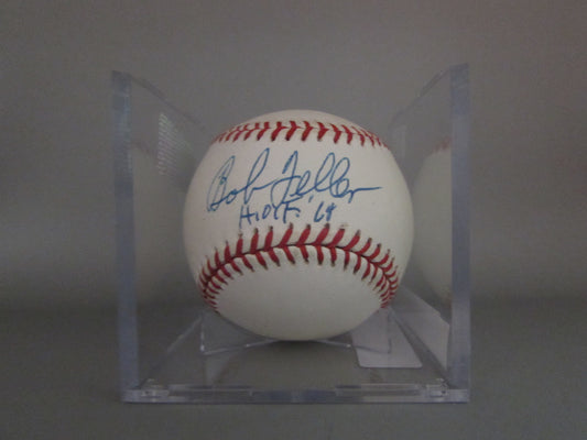 Bob Feller signed baseball – Papa Hawk Sports & Collectibles LLC