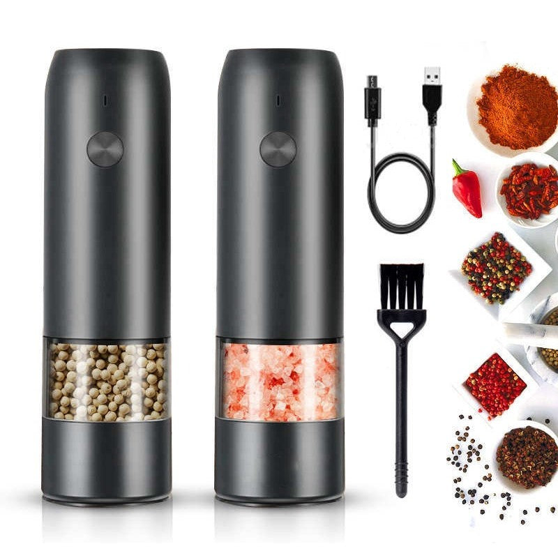 USB-C Rechargeable Electric Salt and Pepper Grinder