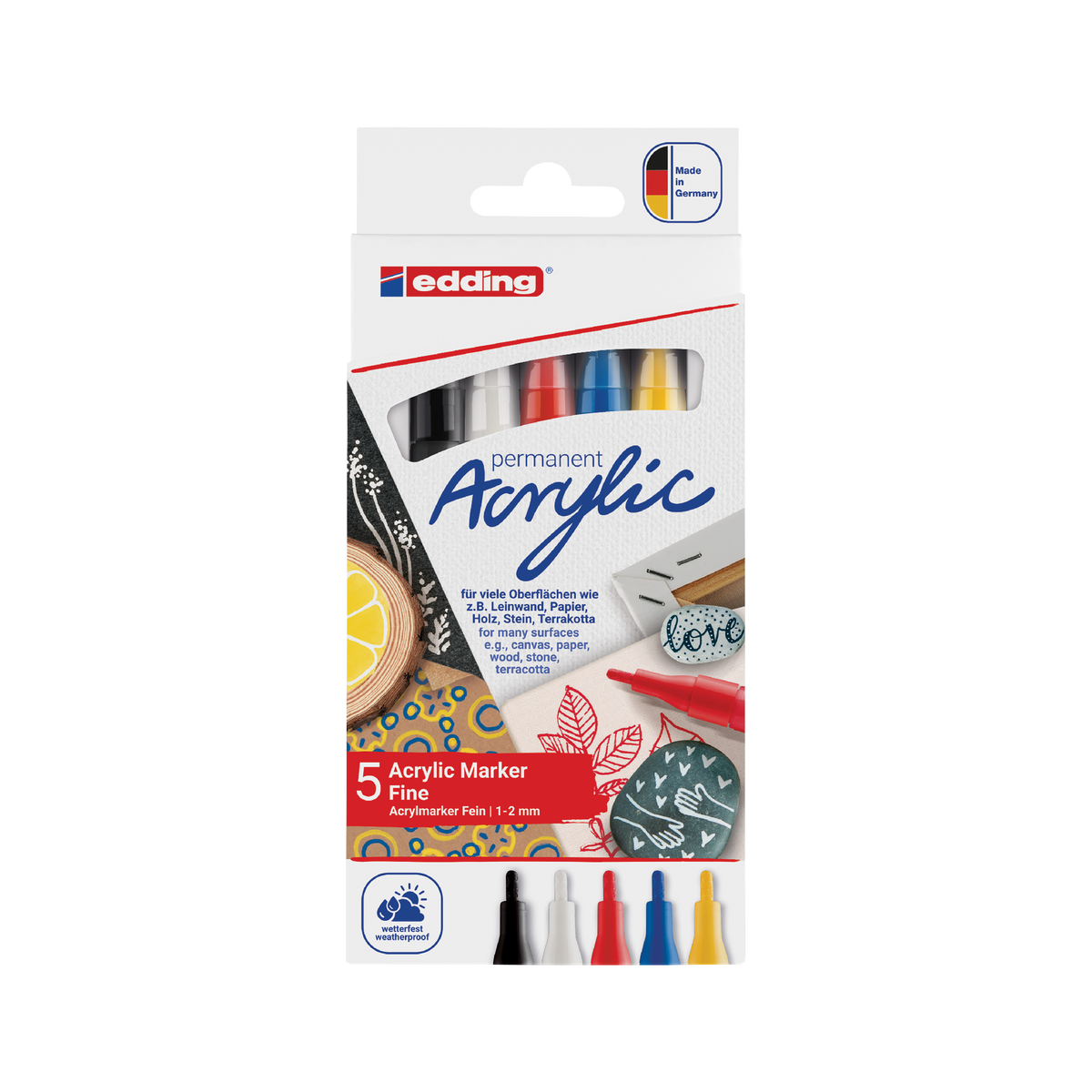 5100 Marker acrylique Medium 5 sets triés festifs