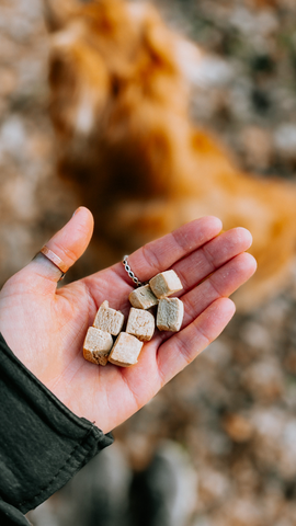 Hand baked dog treats