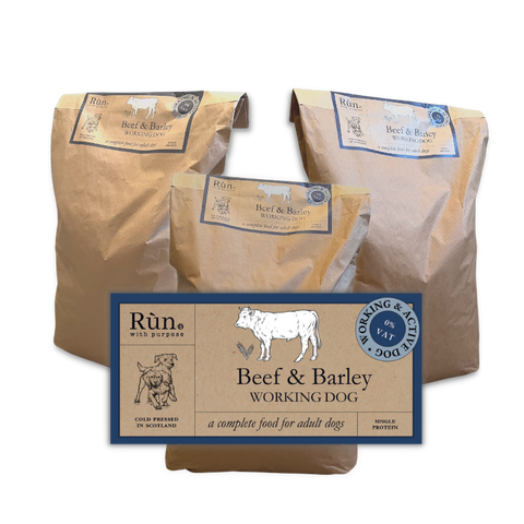 Beef & Barley Cold Pressed dog food