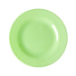 Piatto piano in melamina verde pastello