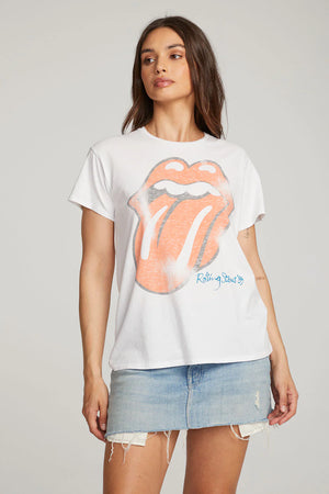 Chaser Rolling Stones Classic Logo Tee - P E A C H E S