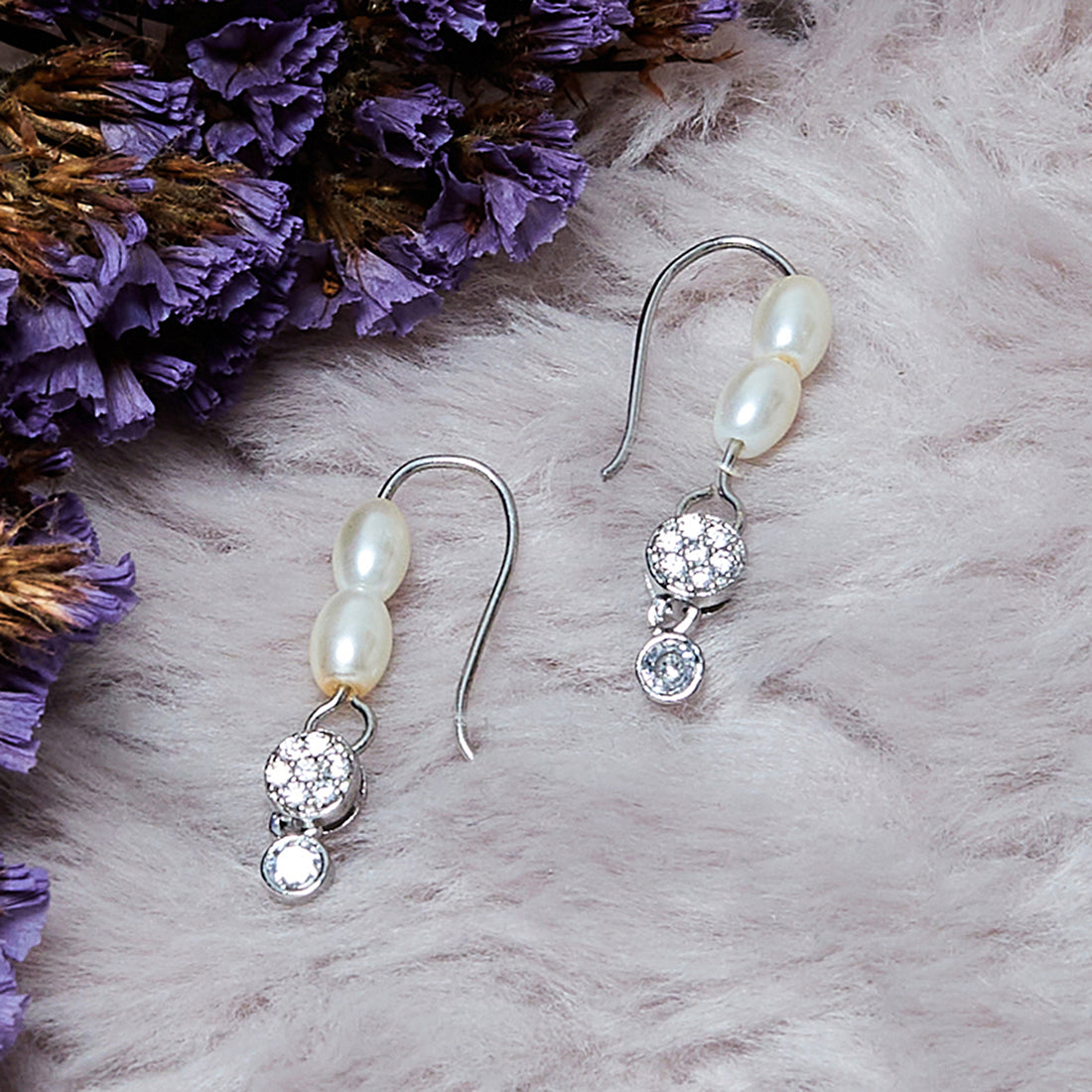 Pearly Whites Stylish Earrings – VOYLLA