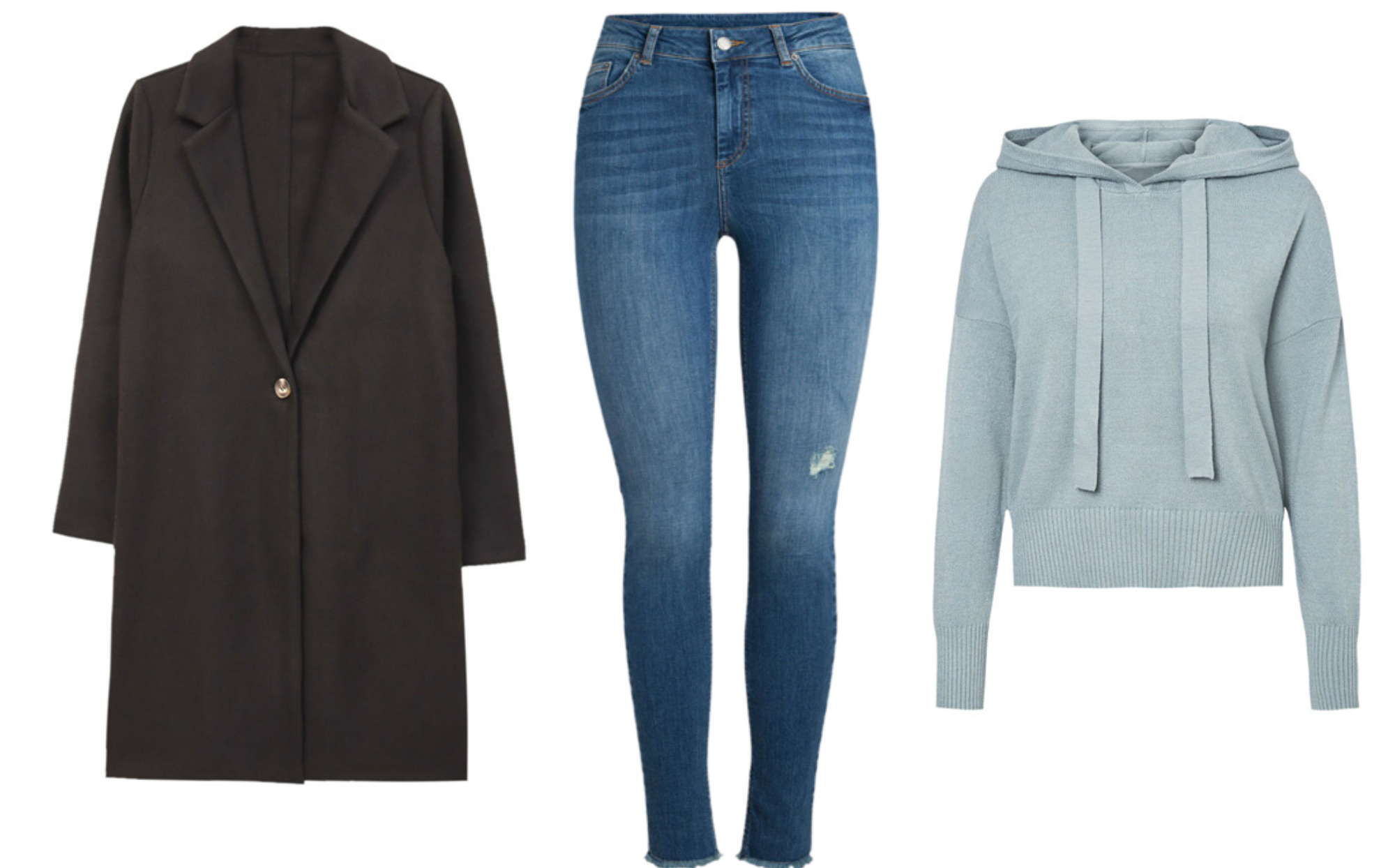 How to Wear Oversize Style: Mastering the Art of Comfortable Fashion - mix and match - oversized coat - hoodie - jeans