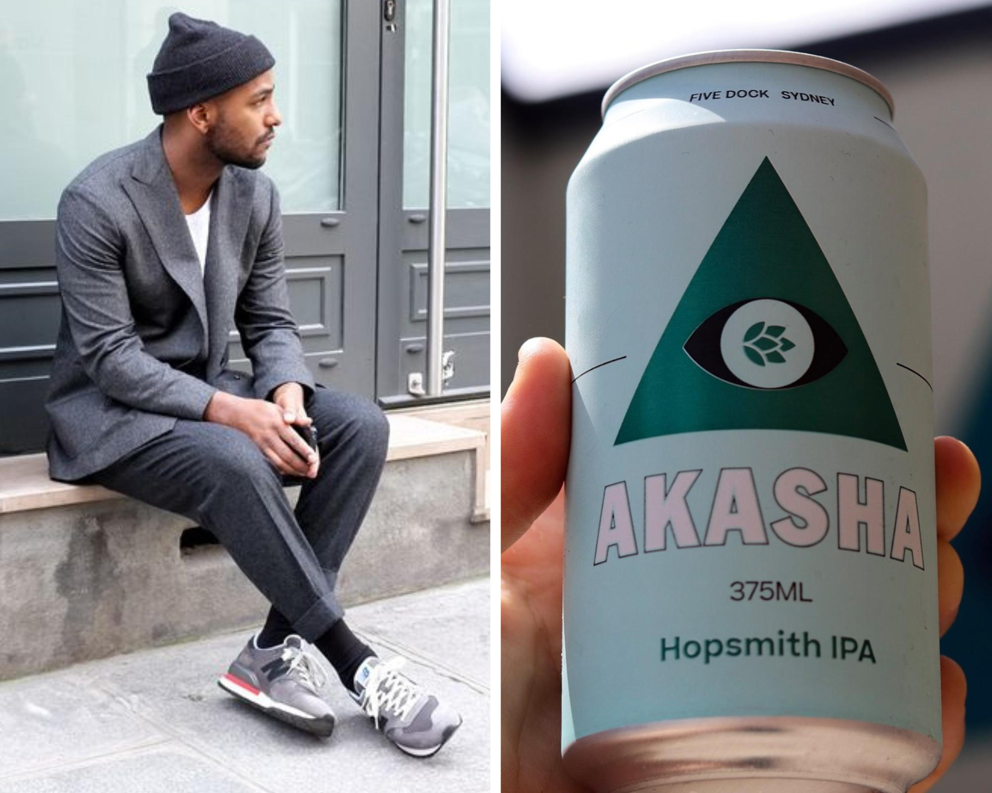 Akasha brewing company Hopsmith IPA - Threadicated - Men's hipster outfit
