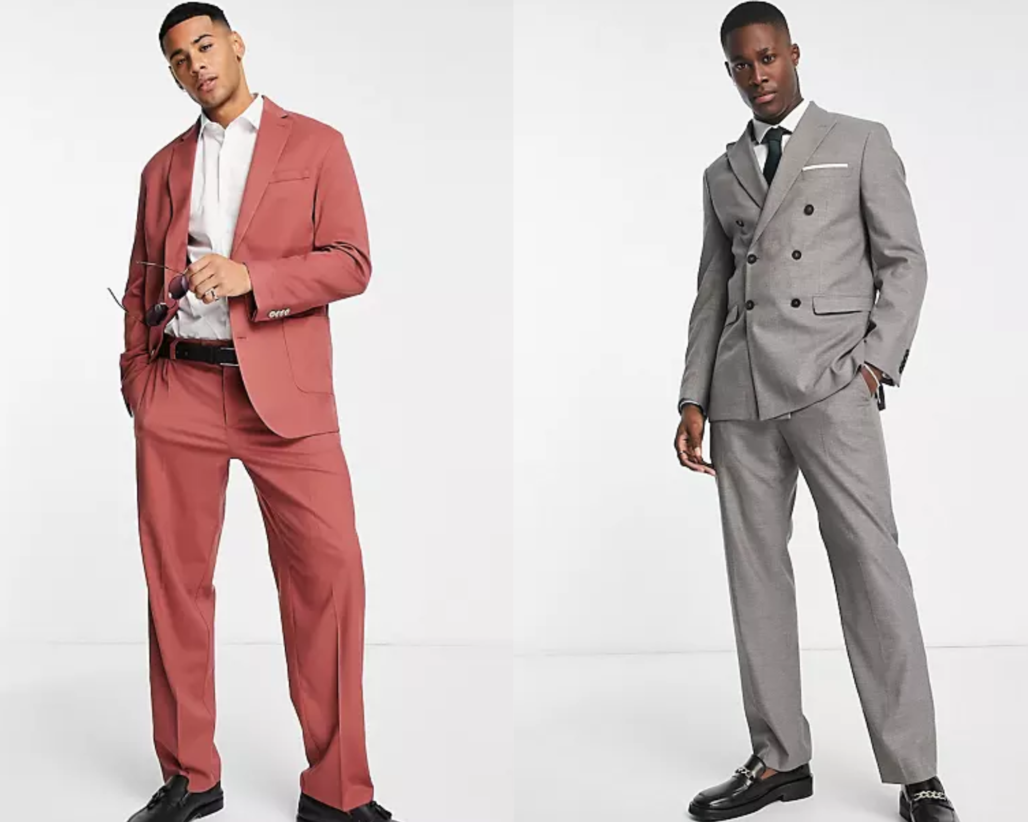 Men wearing relaxed suit