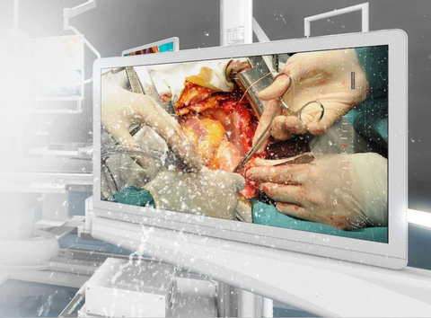 Dustproof & Waterproof - LG 27HJ713S-W 27" 4K LED Surgical Display available at ERI