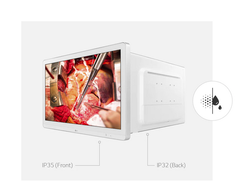 Dustproof & Waterproof - LG 27HK510S-W 27-inch Full HD LED Surgical Display available at ERI