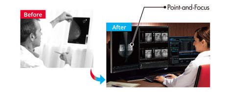 Quick and Easy Focus - EIZO RadiForce GX560 5MP Monochrome Monitor available at ERI