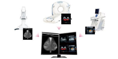 Full Color Support for Ultrasound, Breast CT and MRI - EIZO RX560 5MP LCD Color Display available at ERI