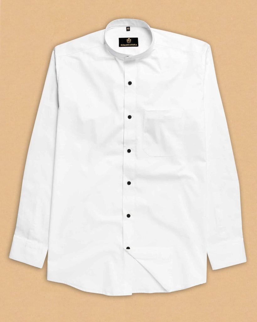 ALMOSTBLACK BUTTON ADJUST DRESS SHIRT | shraddhaacademy.com