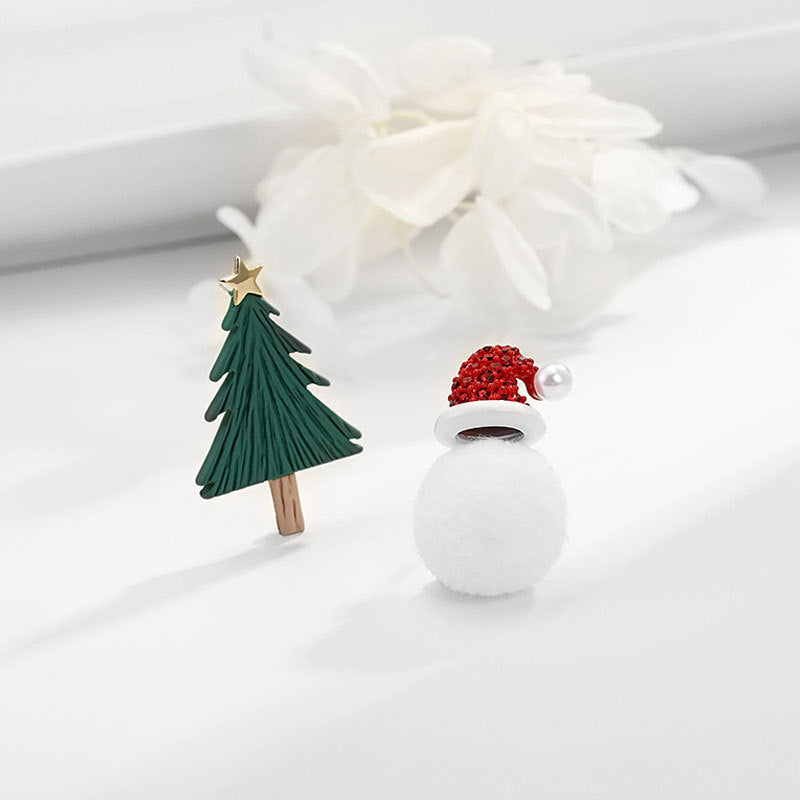 Christmas Tree Dangle Earrings 