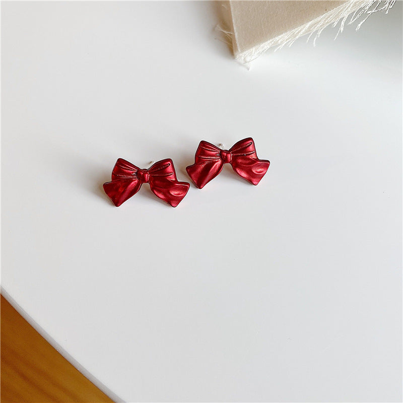 Bow-knot Stud Earrings