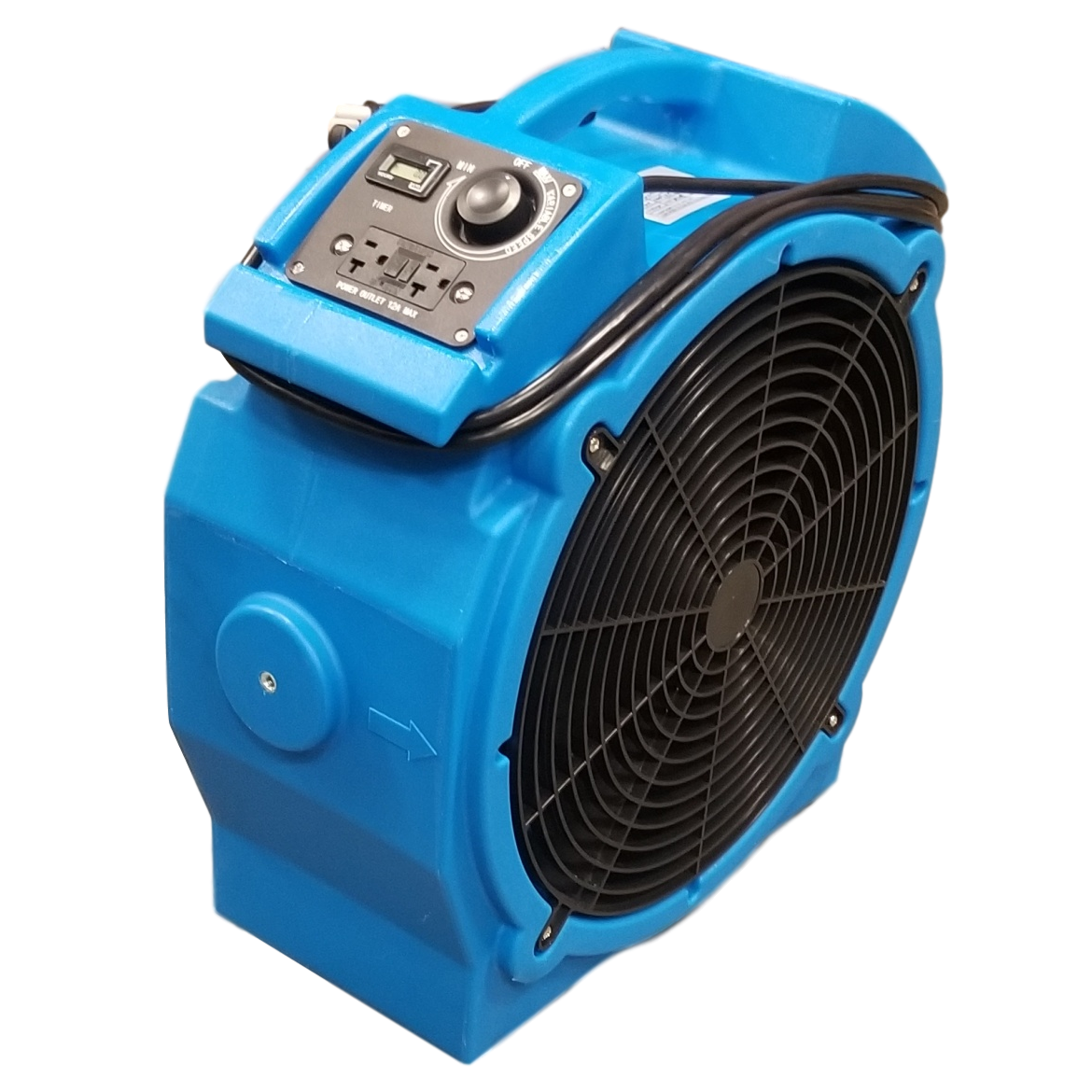 Air mover clearance blower