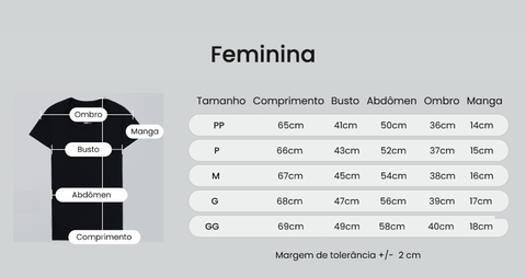 Tabela de Medidas - CAMISETA Feminina - T-Shirt - 2A - Categoria - Coleções Eu Amo Eu Loja - @euamoeu.loja - Estampa Exclusiva Eu Amo Eu - Design By Vaz@euamoeu.loja @euamoeu @cilouro - #euamoeu.loja #euamoeu