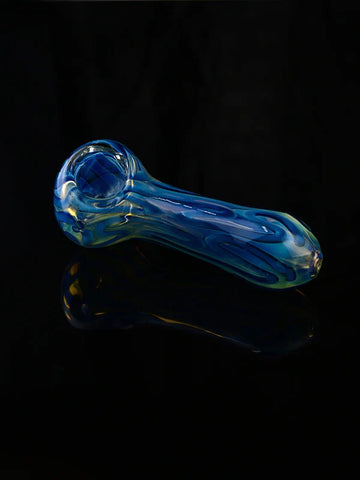 4.5" Blue Premium Glass Pipe