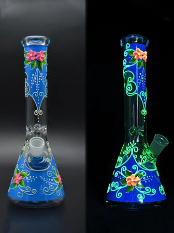 Flower Beaker Water Pipe